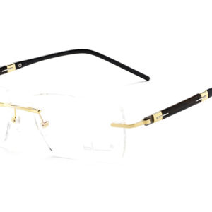 MANTSƐ RIMLESS BLACK/BLUE