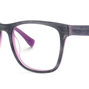 Mantsɛ Rectangular Acetate Frame Ash With Anti Blue-Light Lens