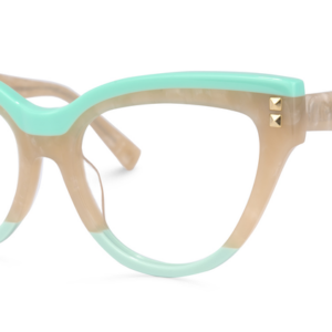 Mantsɛ Acetate Frame Champagne With Anti Blue-Light Lens