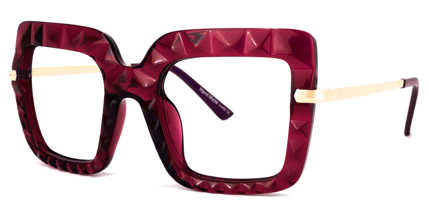 Mantsɛ-Pisatic-Frame-Red With Anti-Blue Light Lens