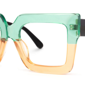 Mantsɛ Acetate Frame Green-Orange With Anti-Blue Light Lens