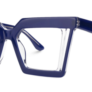 16 Blue and Crystal Frame