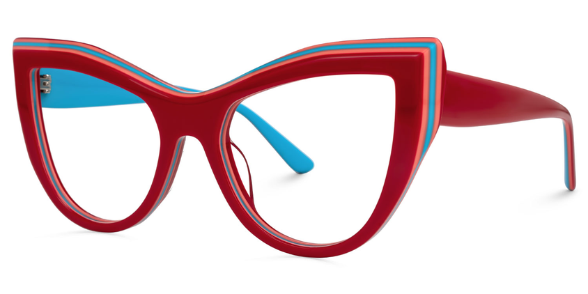 Mantsɛ Frame Red And Blue