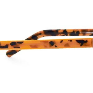 Mantsɛ round leopard frame (small) with anti-reflective lens